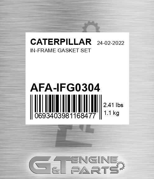 AFA-IFG0304 In-frame Gasket Set