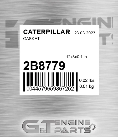 2B8779 CATERPILLAR Gasket