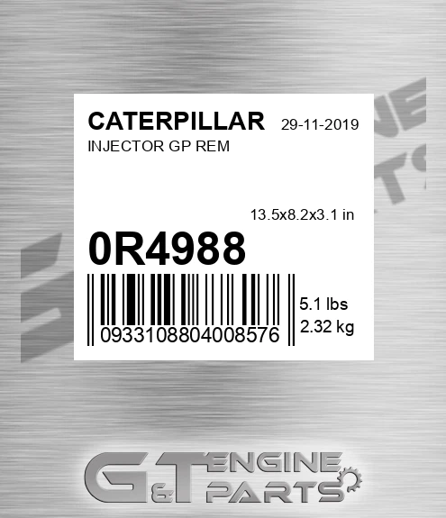 0R-4988 Injector Gp Rem