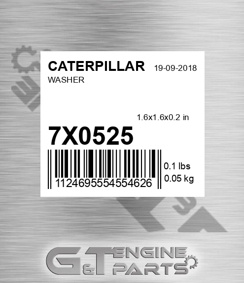 7X-0525 Washer for CATERPILLAR