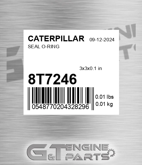 8T-7246 Seal O-ring for CATERPILLAR