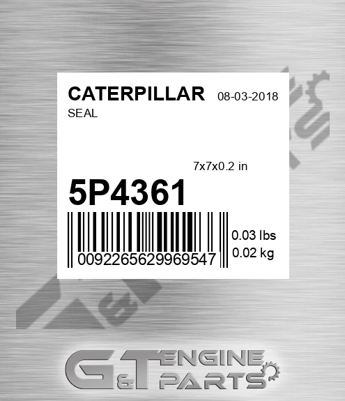 5P-4361 Seal for CATERPILLAR