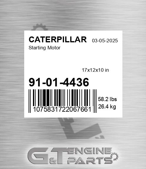91-01-4436 Starting Motor
