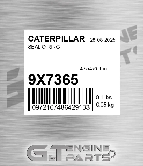 9X-7365 Seal O-ring for CATERPILLAR
