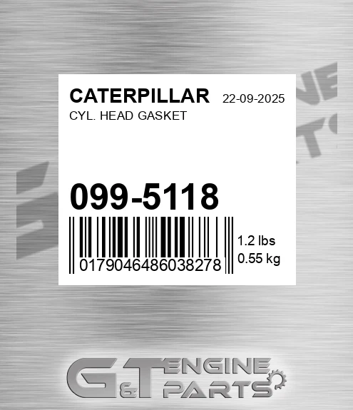 099-5118 Cyl. Head Gasket for CATERPILLAR