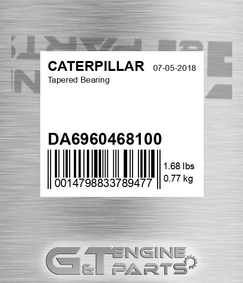 DA6960468100 CATERPILLAR Tapered Bearing