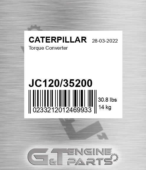JC120/35200 Torque Converter
