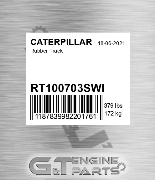 RT100703SWI Rubber Track