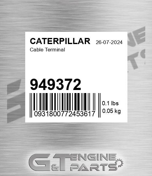 949372 Cable Terminal for CATERPILLAR