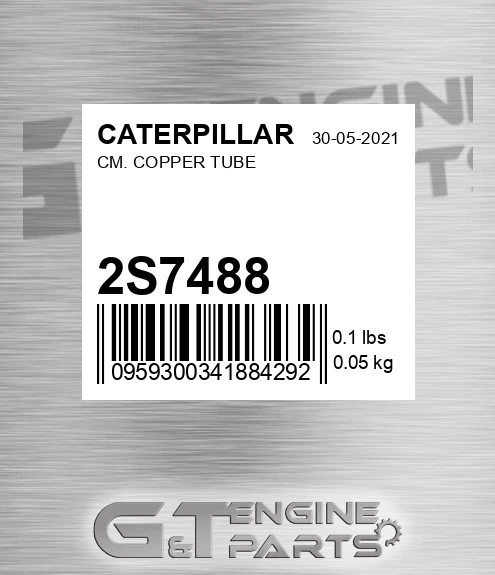 2S-7488 Cm. Copper Tube