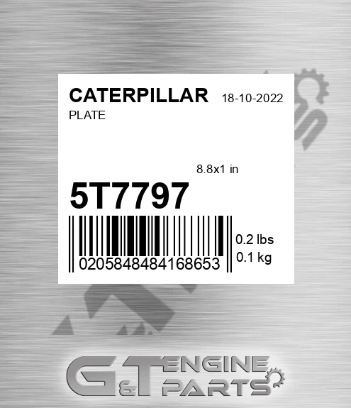 5T7797 Plate