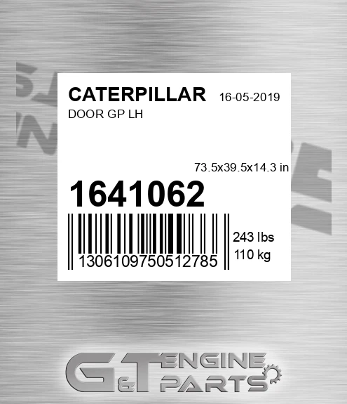 1641062 Door Gp Lh for CATERPILLAR