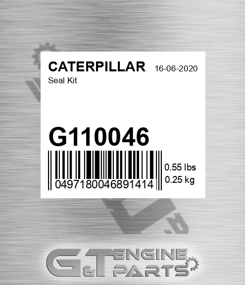 G110046 Seal Kit