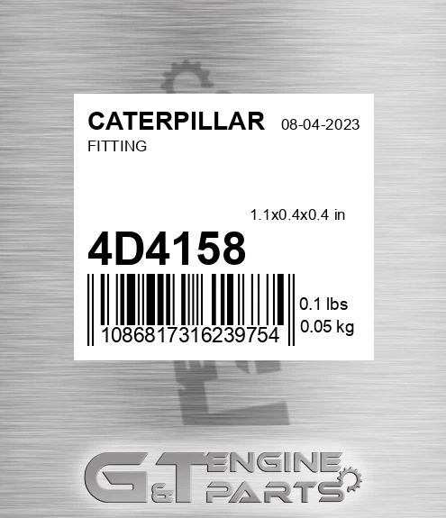 4D4158 Fitting