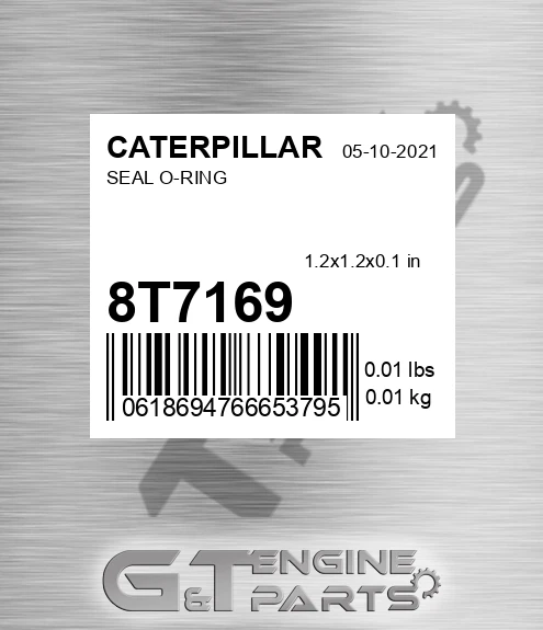 8T-7169 Seal O-ring for CATERPILLAR