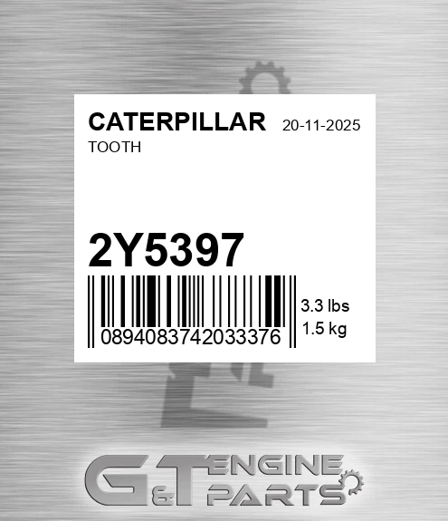 2Y-5397 Tooth for CATERPILLAR