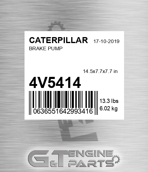 4V-5414 Brake Pump for CATERPILLAR