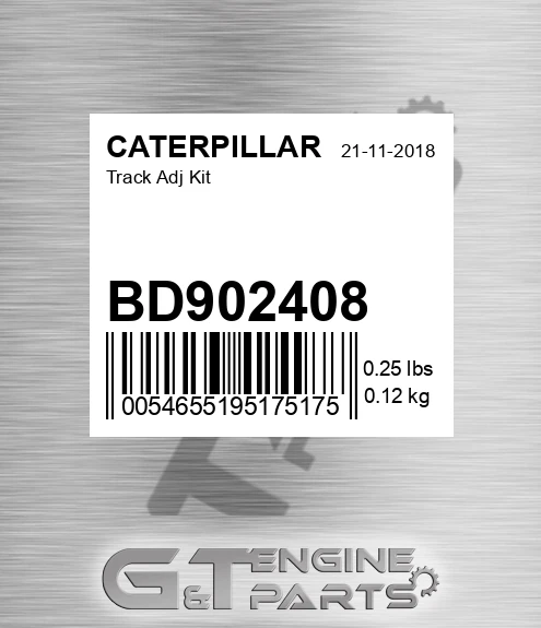 BD902408 Track Adj Kit