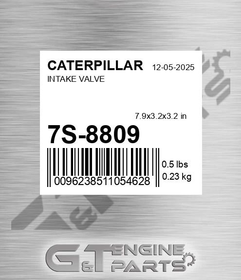 7S-8809 Intake Valve for CATERPILLAR