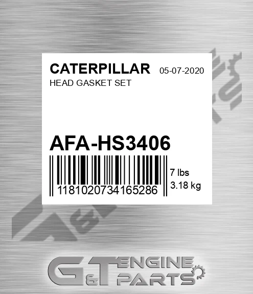 AFA-HS3406 Head Gasket Set