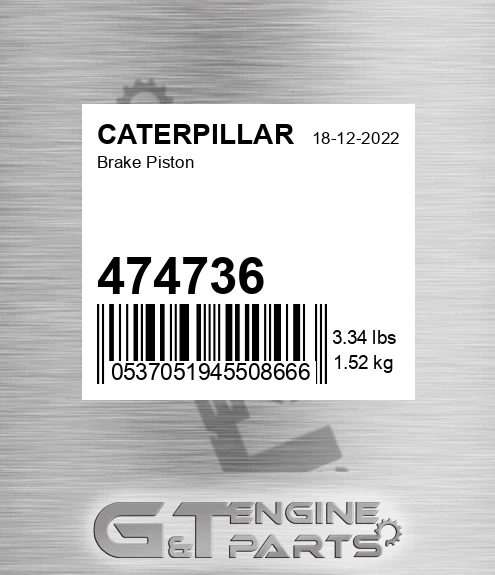 474736 Brake Piston