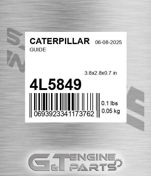 4L5849 Guide for CATERPILLAR