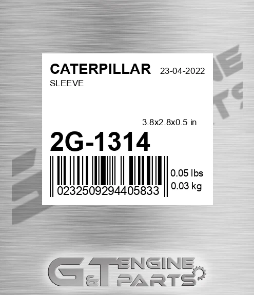 2G-1314 Sleeve