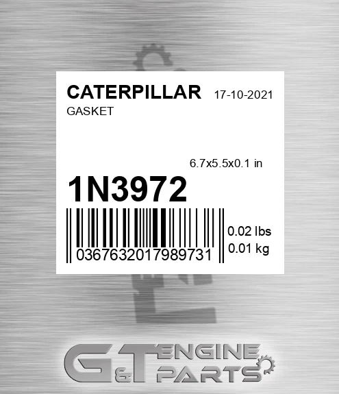1N-3972 Gasket