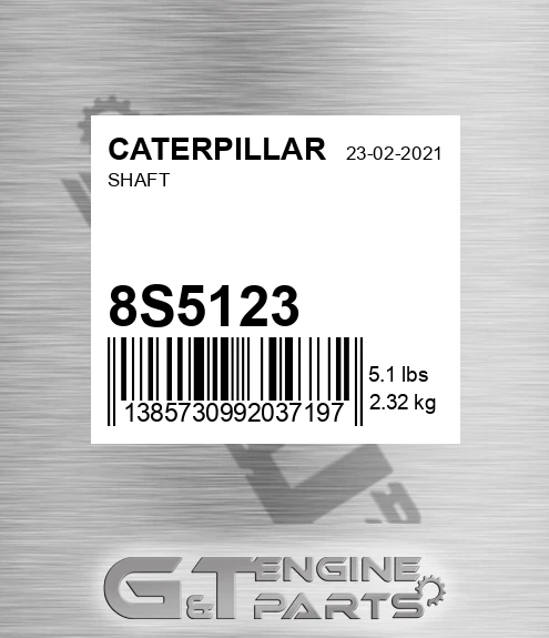 8S5123 CATERPILLAR Shaft