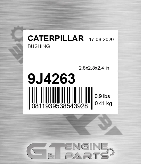 9J-4263 Bushing for CATERPILLAR