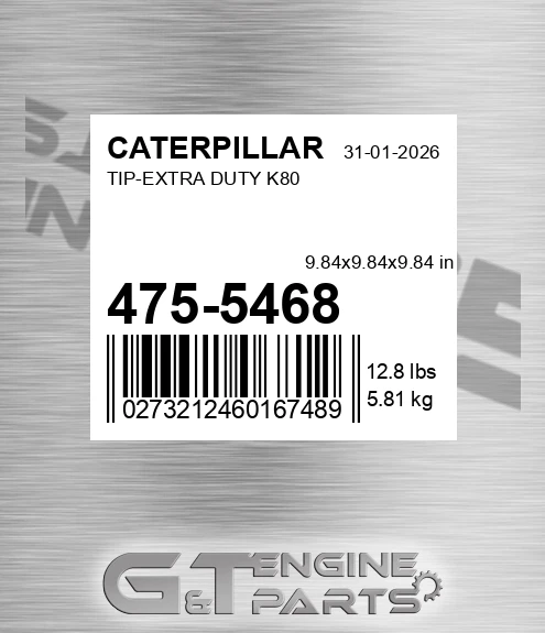 4755468 Tip-extra Duty K80 for CATERPILLAR