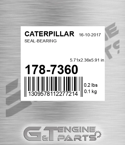 1787360 Seal-bearing for CATERPILLAR
