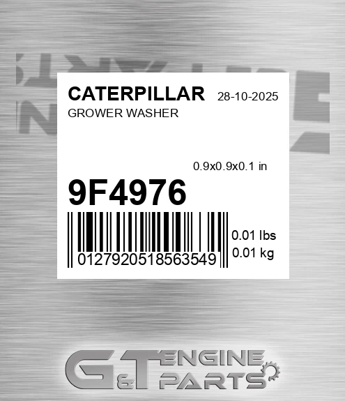 9F-4976 Grower Washer for CATERPILLAR