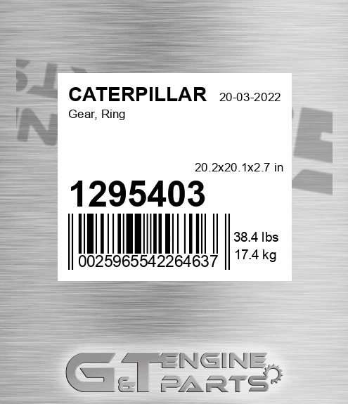1295403 Gear, Ring