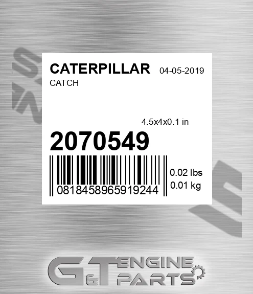 2070549 CATERPILLAR Catch