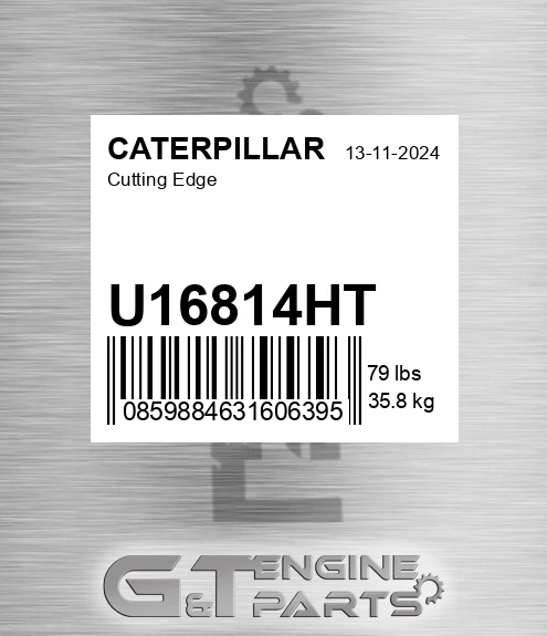 U16814HT Cutting Edge for CATERPILLAR