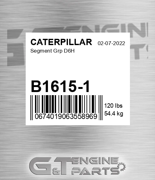 B16151 Segment Grp D6h