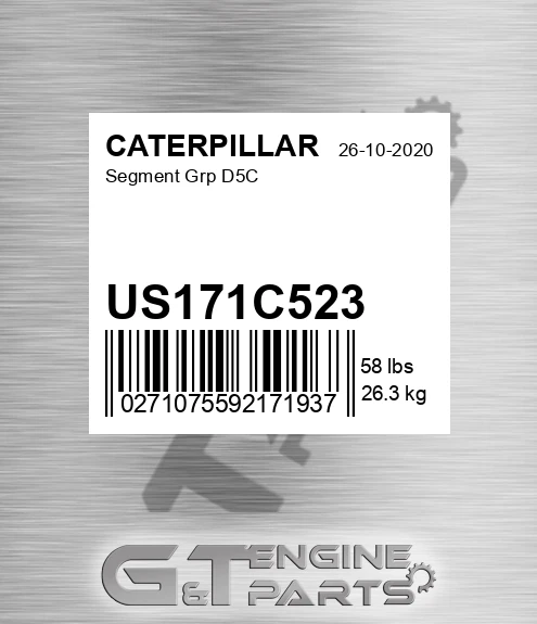 US171C523 Segment Grp D5c for CATERPILLAR