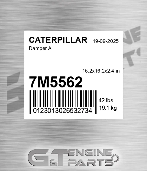 7M5562 Damper A for CATERPILLAR