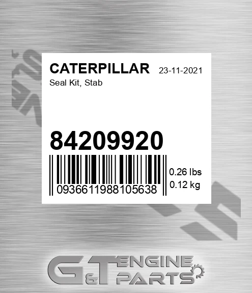84209920 Seal Kit, Stab for CATERPILLAR