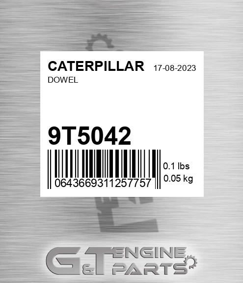 9T5042 Dowel
