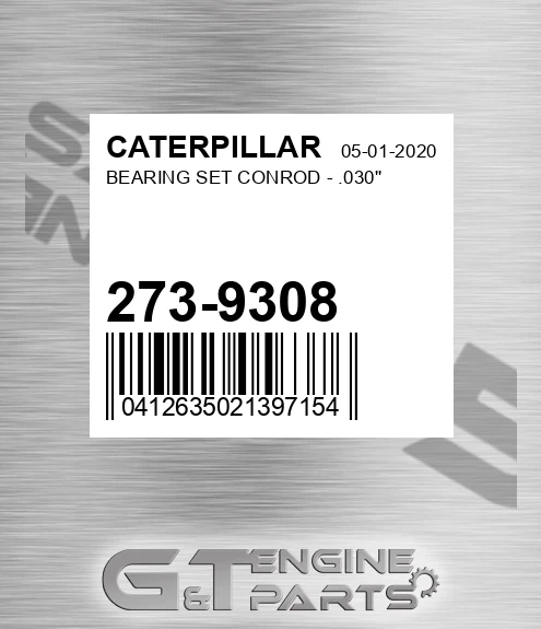 273-9308 Bearing Set Conrod - .030'' for CATERPILLAR