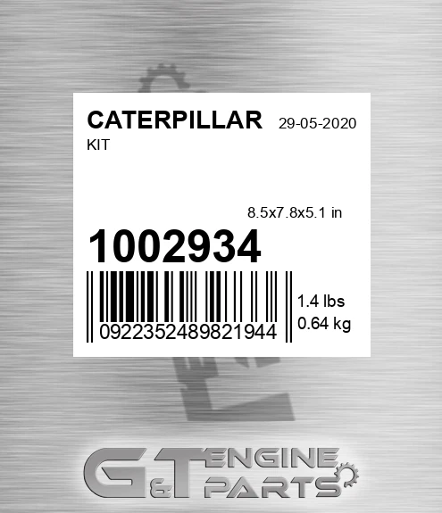 1002934 Kit for CATERPILLAR
