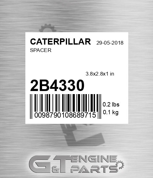 2B4330 Spacer