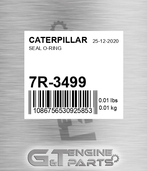7R-3499 Seal O-ring for CATERPILLAR