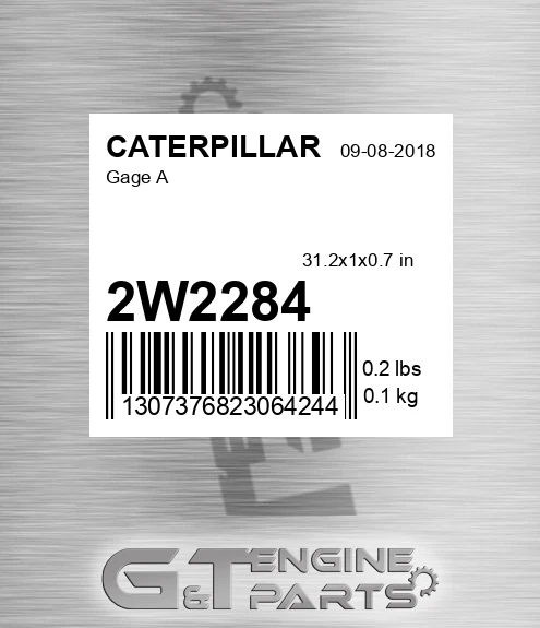 2W2284 Gage A