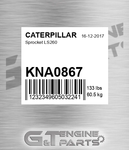 KNA0867 Sprocket Ls260