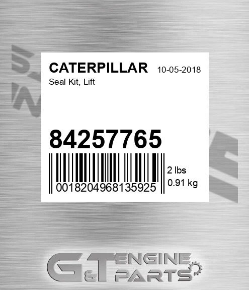 84257765 Seal Kit, Lift for CATERPILLAR
