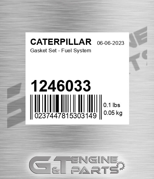 1246033 Gasket Set - Fuel System