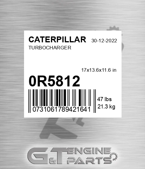 0R-5812 Turbocharger